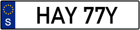 Truck License Plate